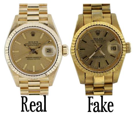 gold rolex fake vs real|how to tell if rolex is real.